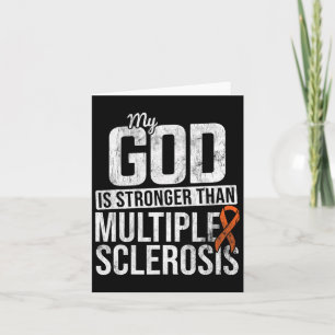 Tarjeta Esclerosis Múltiple Más Fuerte Sra. Awareness Nara