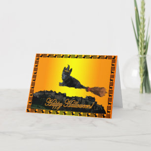 Tarjeta Escocés Halloween