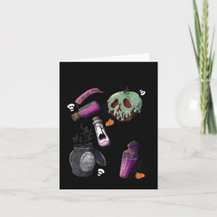 Tarjeta Escoja su bebida envenenada me potion Halloween