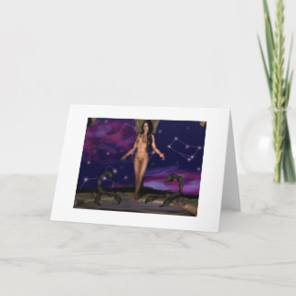 Tarjeta Escorpión del ~ del feliz cumpleaños del zodiaco