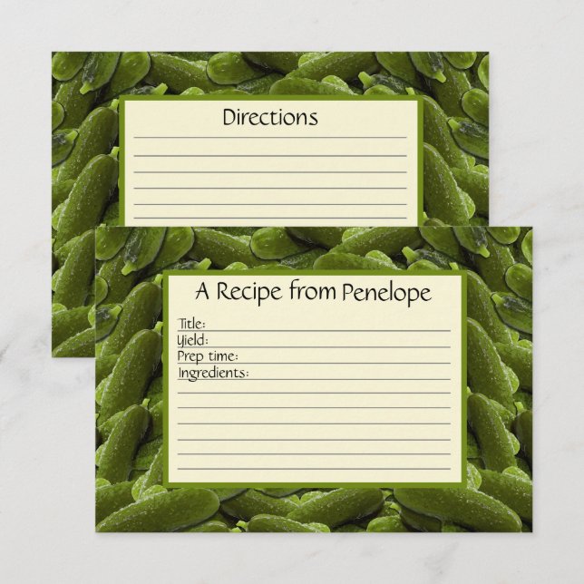 Tarjeta Escribir el patrón de las paginas verdes divertida (Anverso / Reverso)