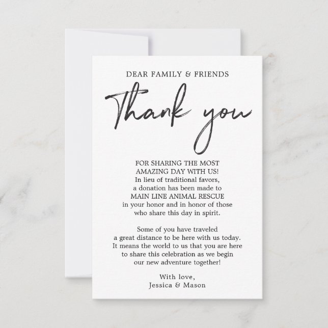 Tarjeta escrita a mano en lugar de la tarjeta de p (Anverso)