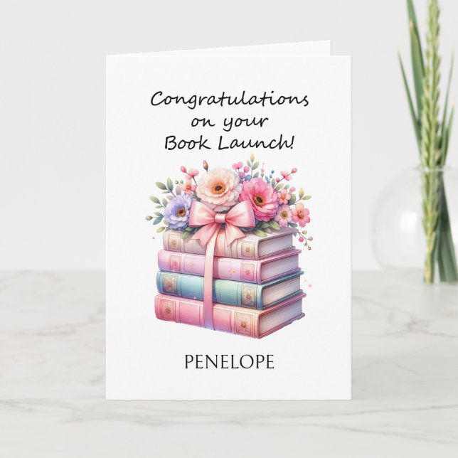 Tarjeta Escritor de libros (Anverso)