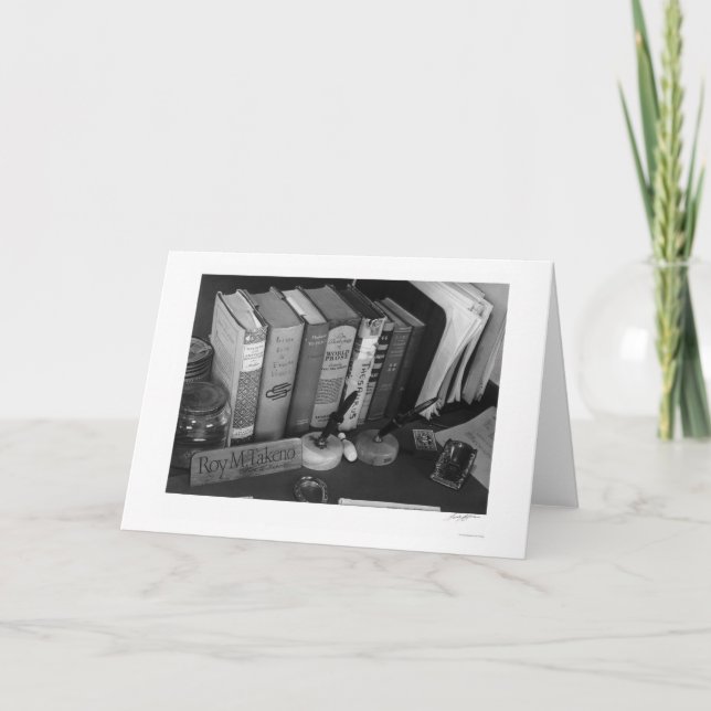 Tarjeta Escritorio 1943 de Roy Takeno (Anverso)