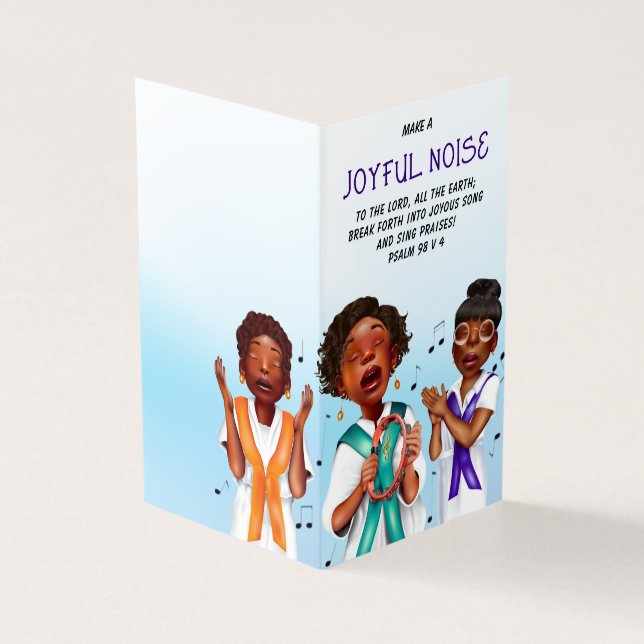 Tarjeta Escritura de cantantes afroamericanos (Exterior)