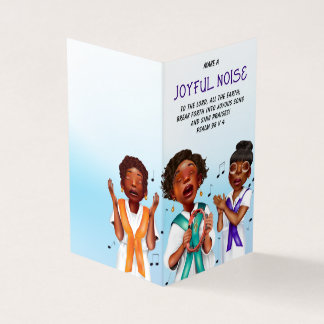 Tarjeta Escritura de cantantes afroamericanos