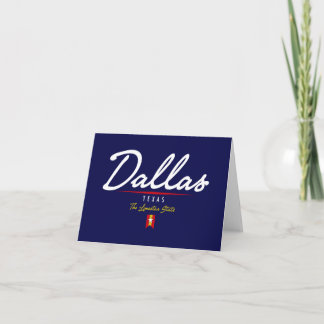 Tarjeta Escritura de Dallas