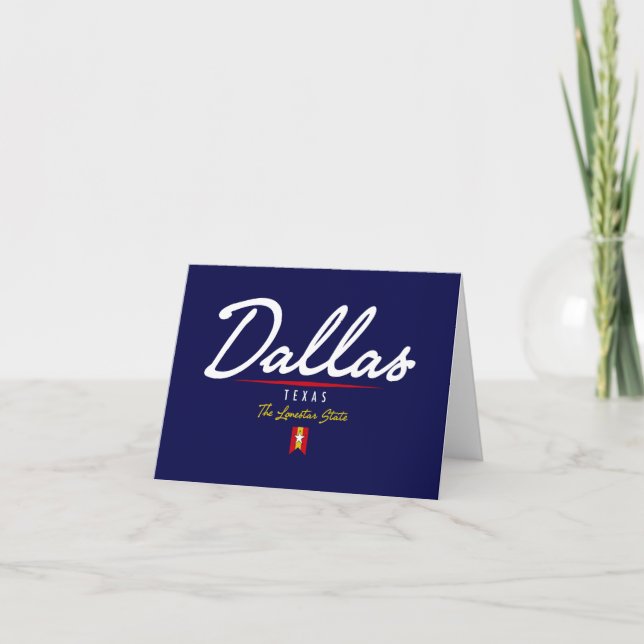Tarjeta Escritura de Dallas (Anverso)