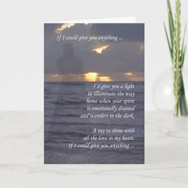 Tarjeta Escritura original de cumpleaños sentimental (Anverso)