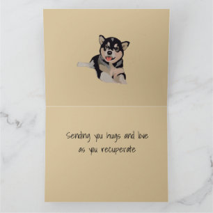 Tarjeta Escuadrón de apoyo al perro se recuperará pronto