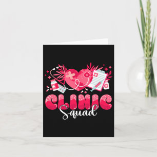 Tarjeta Escuadrón de Clínica Estetoscopio Leopardo Enferme