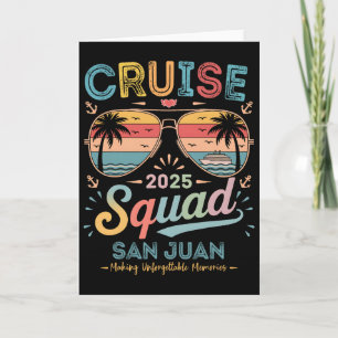 Tarjeta Escuadrón de Crucero 2025 San Juan Grupo Familiar