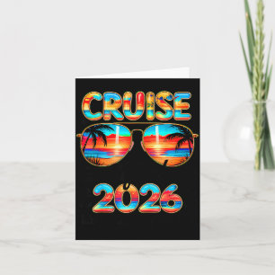 Tarjeta Escuadrón de Crucero 2026 Verano Creando Recuerdos