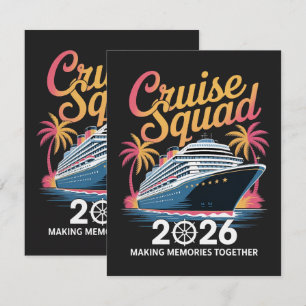 Tarjeta Escuadrón de Crucero Vacaciones de Verano 2026
