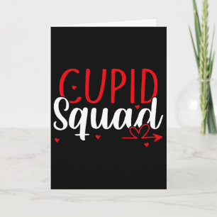 Tarjeta Escuadrón de Cupido Corazones Día de San Valentín 