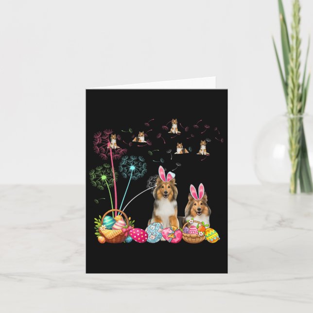 Tarjeta Escuadrón de Semana Santa Pareja conejito Estanque (Anverso)