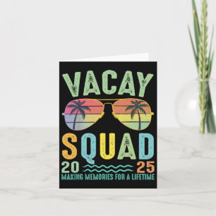 Tarjeta Escuadrón de Vacaciones 2025 Crucero Familiar de V