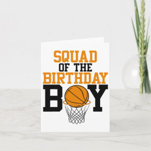 Tarjeta Escuadrón Del Cumpleaños De La Familia De Sketll