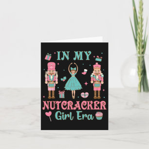 Tarjeta Escuadrón Pink Nutcracker en la era de la chica Nu
