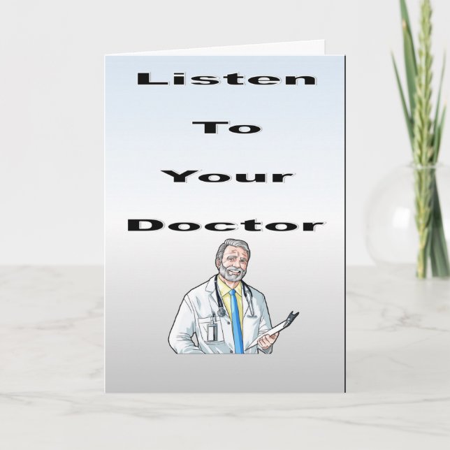 Tarjeta Escucha a tu Médico (Anverso)