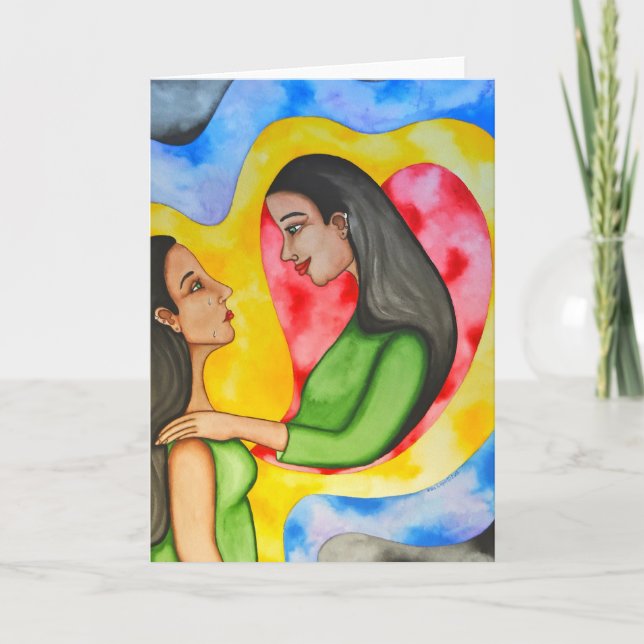 Tarjeta Escucha la voz amorosa de Rita Loyd (Anverso)