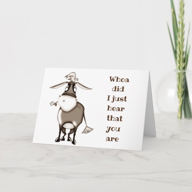 TARJETA ESCUCHÉ LAS NOTICIAS QUE ERES **RETIRING" (Anverso)