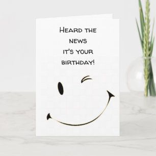 TARJETA ESCUCHÉ QUE ES "TU CUMPLEAÑOS"