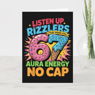 Tarjeta Escuchen Rizzlers Este Sigma Tiene 67 Energía de A