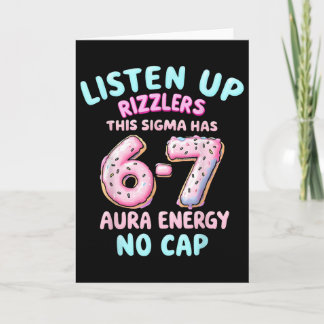 Tarjeta Escuchen Rizzlers Este Sigma Tiene 67 Energía de A