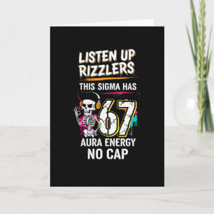 Tarjeta Escuchen Rizzlers Este Sigma Tiene 67 Energía de A