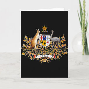 Tarjeta Escudo de armas de Australia