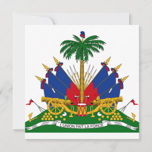 Tarjeta Escudo de armas de Haití (Haití)