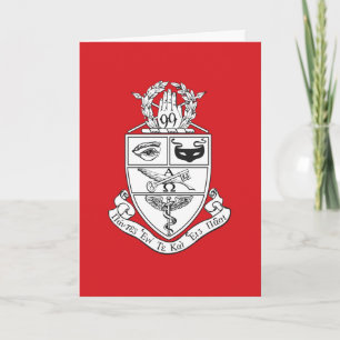 Tarjeta Escudo de Kappa Psi