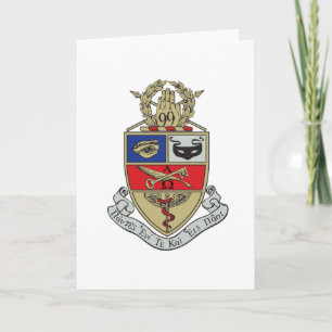 Tarjeta Escudo de Kappa Psi