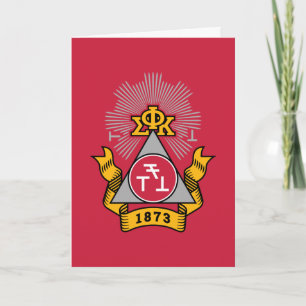 Tarjeta Escudo de Phi Sigma Kappa