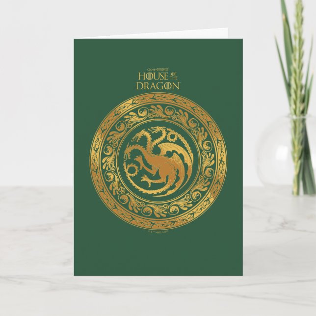 Tarjeta Escudo Golden Targaryen (Anverso)