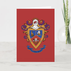 Tarjeta Escudo oficial de Delta Sigma Pi