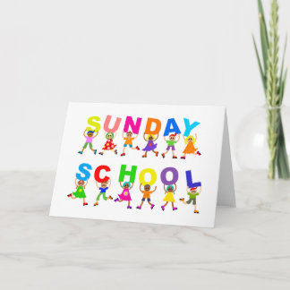 Tarjeta Escuela de domingos