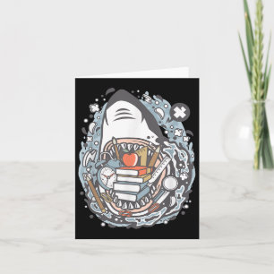 Tarjeta Escuela de ropa para Personalizados de tiburón