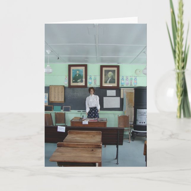 Tarjeta Escuela de un dormitorio (Anverso)