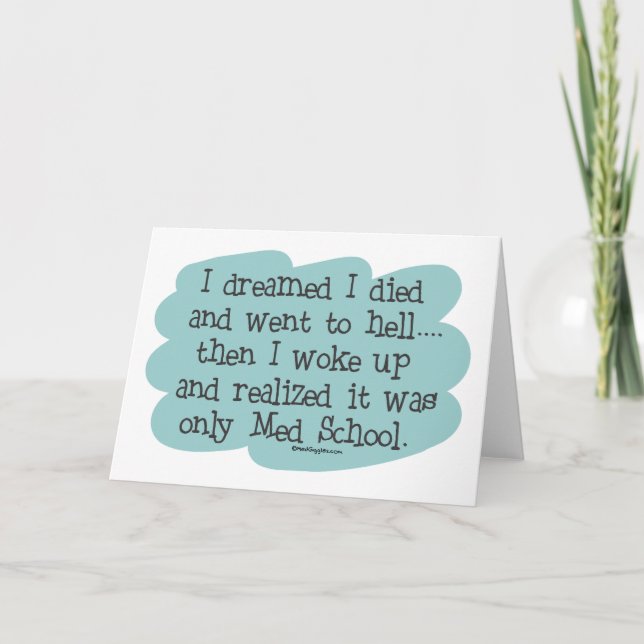 Tarjeta ¿Escuela Med o Infierno? (Anverso)