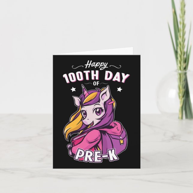 Tarjeta Escuela Para Chicas (Anverso)