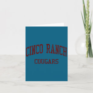 Tarjeta Escuela Secundaria Cinco Ranch Hs Katy Tx Srts Vin