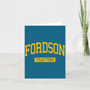 Tarjeta Escuela secundaria Fordson hs dearborn mi deportes