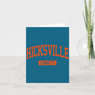 Tarjeta Escuela Secundaria Hicksville Hs Diseño Hicksville