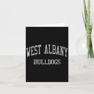 Tarjeta Escuela Secundaria West Albany Hs Albany Or Vintag