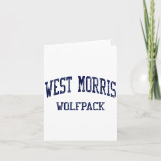 Tarjeta Escuela Secundaria West Morris Hs Chester Nj Srts 