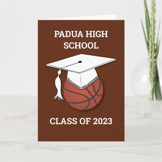 Tarjeta Escuela Secundaria y Año personalizado, 2023 Gradu (Anverso)