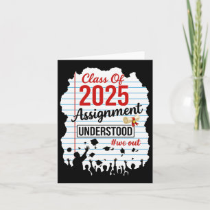 Tarjeta Escuela Superior De Graduación G De 2025