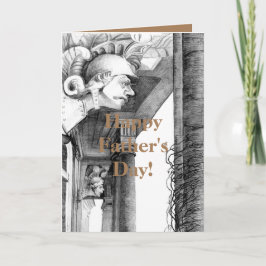 Tarjeta Escultura del castillo Arte de lápiz